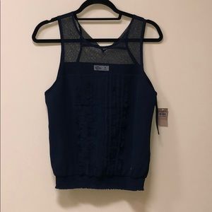 NWT navy blue top